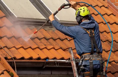 Démoussage et hydrofuge de toiture à Mogneville